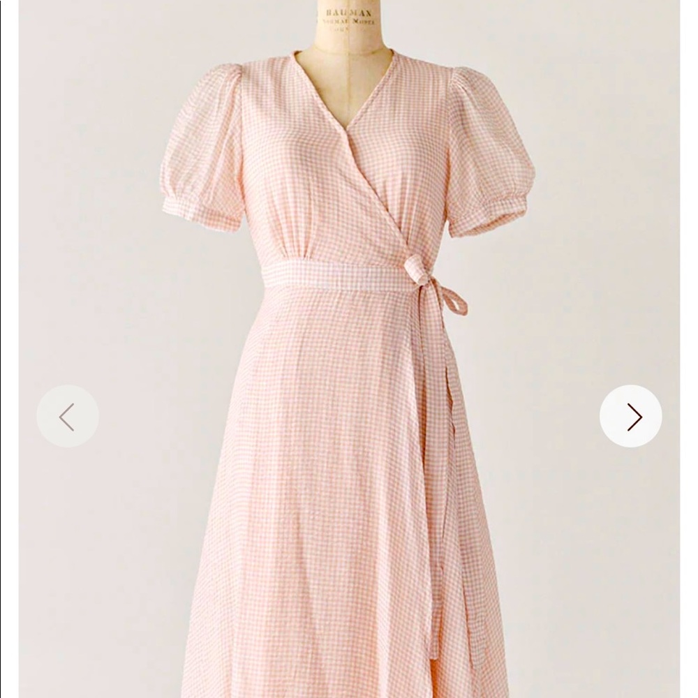 Midi gingham dress